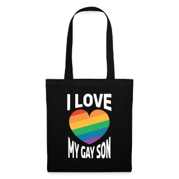 Gay Gay Gay Lesbienne LGBT - Sac en tissu - noir - Devant