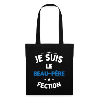 Je suis Le Beau Père-Fection - Sac en tissu - noir - Devant