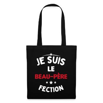 Je suis Le Beau Père-Fection - Sac en tissu - noir - Devant