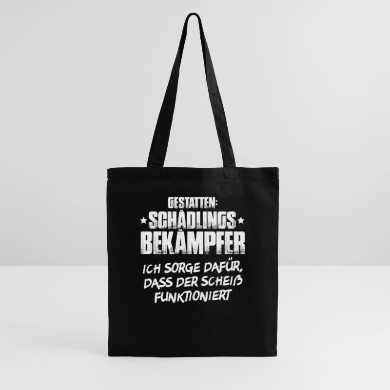 Schädlingsbekämpfer Kammerjäger Exterminator Stoffbeutel