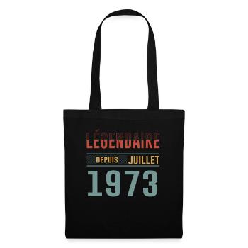 Légendaire Depuis Juillet 1973 Anniversaire Cadeau - Sac en tissu - noir - Devant