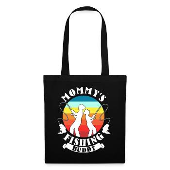 Mommy Bait Casting - Sac en tissu - noir - Devant