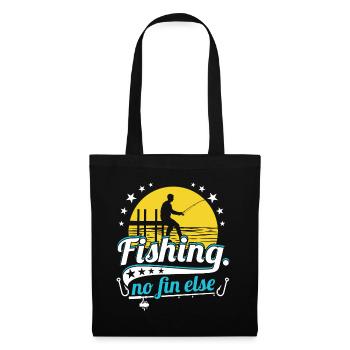 Nothing Fishing - Tote Bag - black - Front