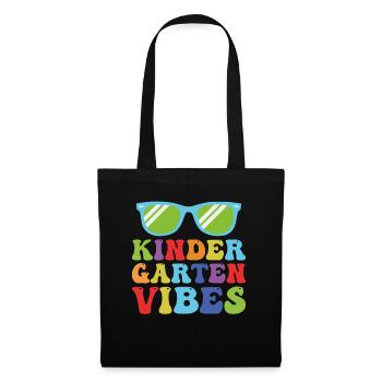 Kindergarten Vibes - Stoffbeutel - Schwarz - Vorne
