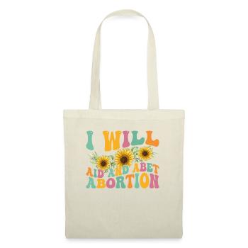 I will help and support abortion - Tote Bag - nature - Front