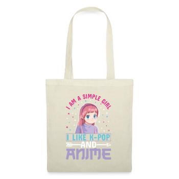 K-pop Coréen Musique Pop Cadeau Corée Musique - Sac en tissu - nature - Devant