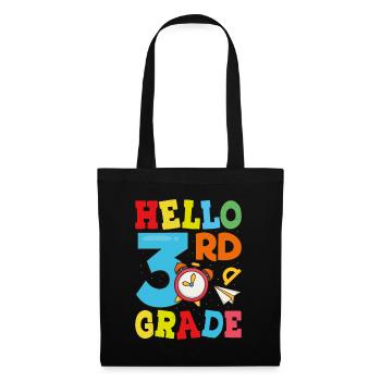 Bonjour 3ème Année - Sac en tissu - noir - Devant