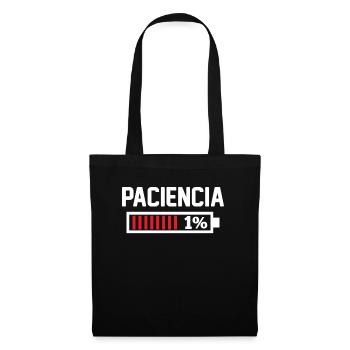 Je N'ai Pas De Patience - Sac en tissu - noir - Devant