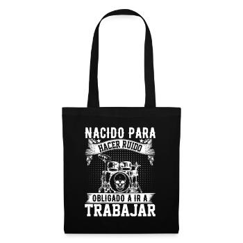 Né Pour Faire Du Bruit - Sac en tissu - noir - Devant