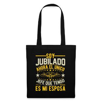 Je Suis Retraité - Sac en tissu - noir - Devant