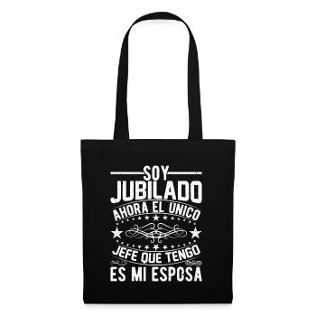 Je Suis Retraité - Sac en tissu - noir - Devant