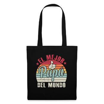 Meilleur Papa Du Monde - Sac en tissu - noir - Devant
