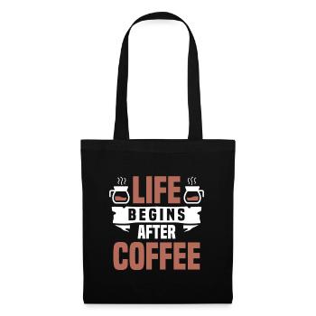 Coffee Espresso Morning Coffee Drinker Americano - Tote Bag - black - Front