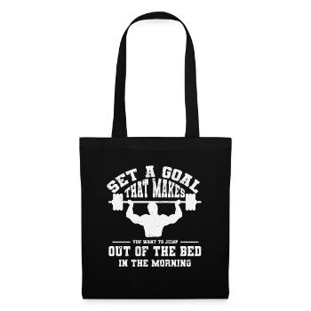 Bodybuilding Weight Training Fitness Muscle Building - Tote Bag - black - Front