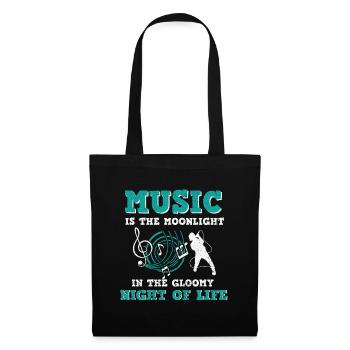 Musician Music Rhythm Clef - Tote Bag - black - Front