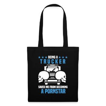 Truck Driver Motorists Motor vehicles - Tote Bag - black - Front