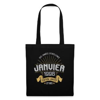 Des Années D'excellence Janvier 1996 27 Ans - Sac en tissu - noir - Devant