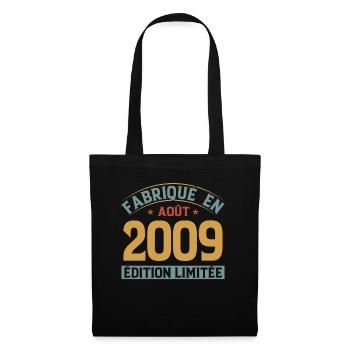 Fabriqué En Août 2009 Édition Limitée - Sac en tissu - noir - Devant