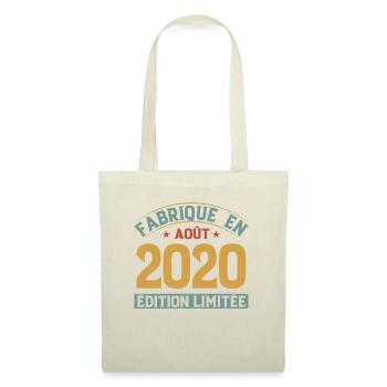 Fabriqué En Août 2020 Édition Limitée - Sac en tissu - nature - Devant
