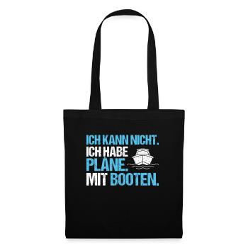 Bootsbauer Bootsbau Schiffbauer Schiffbau Boote - Stoffbeutel - Schwarz - Vorne