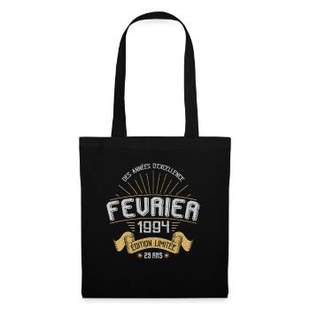 Des Années D'excellence Février 1994 29 Ans - Sac en tissu - noir - Devant