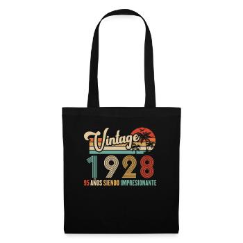 Anniversaire Vintage Idée Cadeau D Anniversaire 95 - Sac en tissu - noir - Devant