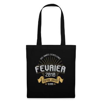 Des Années D'excellence Février 2010 13 Ans - Sac en tissu - noir - Devant