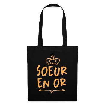 Soeur En Or - Sac en tissu - noir - Devant