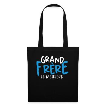 Grand Frère Le Meilleur - Sac en tissu - noir - Devant