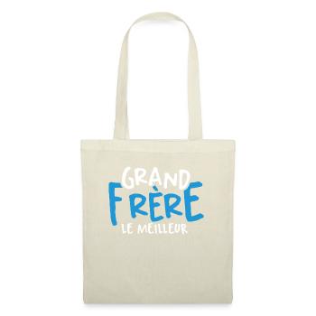 Grand Frère Le Meilleur - Sac en tissu - nature - Devant