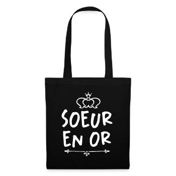 Soeur En Or - Sac en tissu - noir - Devant