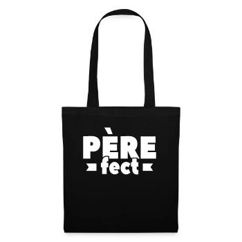 Père-FEC Idée Cadeau D'amour Pour Papa - Sac en tissu - noir - Devant