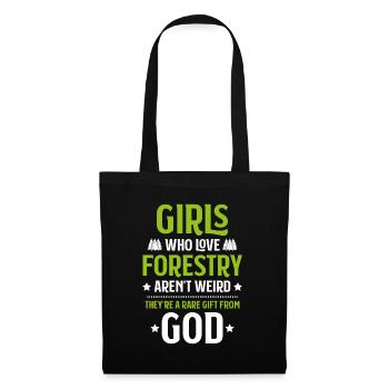 Forester Forestry Forester Forest Worker Forest - Tote Bag - black - Front