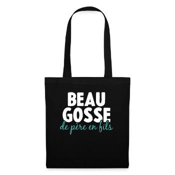 Beau Gosse De Père En Fils - Sac en tissu - noir - Devant