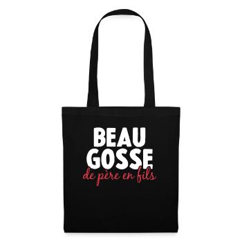 Beau Gosse De Père En Fils - Sac en tissu - noir - Devant