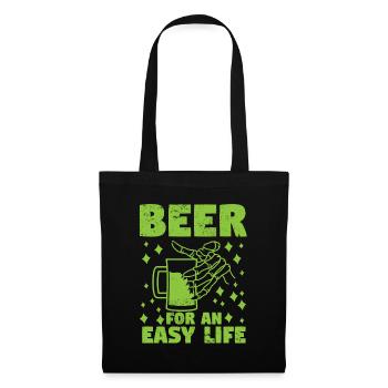 Beer Beer Drinker Party Pub Alcohol - Tote Bag - black - Front