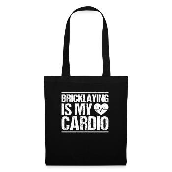 Maurer Maurermeister Mauerwerk Bricklayer Mason - Tote Bag - black - Front