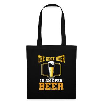 Beer Beer Drinker Party Pub Alcohol - Tote Bag - black - Front