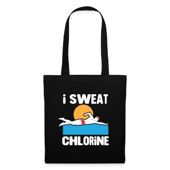 Swimmers Swimming 50 meters track Breaststroke - Tote Bag - black - Front