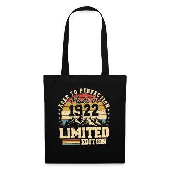 Aged to perfection made in 1922 - Tote Bag - black - Front