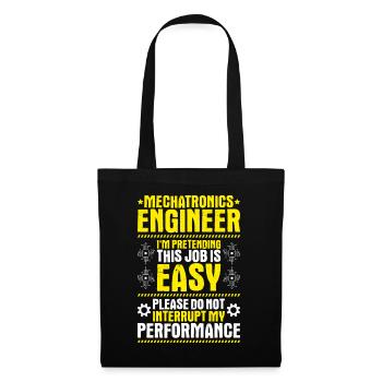 Mechatroniker Mechatronik Mechatronics Engineer - Tote Bag - black - Front