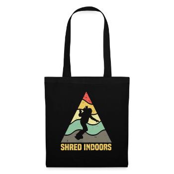 Ski Sking Snowboard Sports d’hiver Skieurs - Sac en tissu - noir - Devant