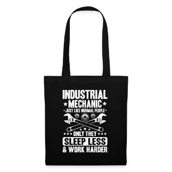 Industriemechaniker Industrial Mechanic - Tote Bag - black - Front