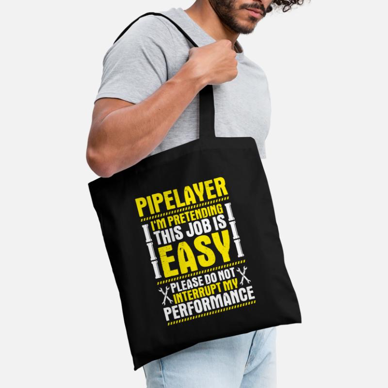 Pipeline Constructor Pipeline Construction Pipelayer Tote Bag