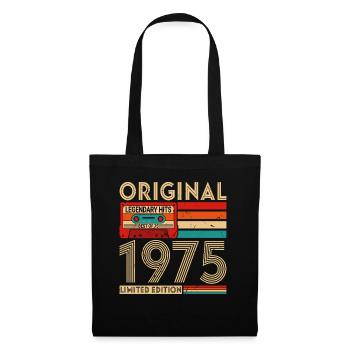 Original legendäre Hits Best of 1975 - Stoffbeutel - Schwarz - Vorne