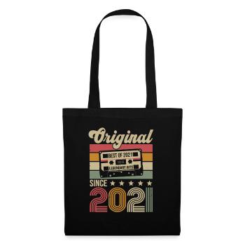 Anniversaire Vintage Idée Cadeau Original 2021 - Sac en tissu - noir - Devant