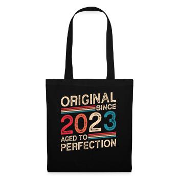 Original since 2023 Aged to perfection - Tote Bag - black - Front