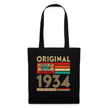 Original legendäre Hits Best of 1934 - Stoffbeutel - Schwarz - Vorne