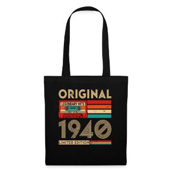 Original legendäre Hits Das Beste von 1940 - Stoffbeutel - Schwarz - Vorne