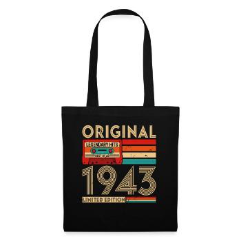Original legendäre Hits Das Beste von 1943 - Stoffbeutel - Schwarz - Vorne